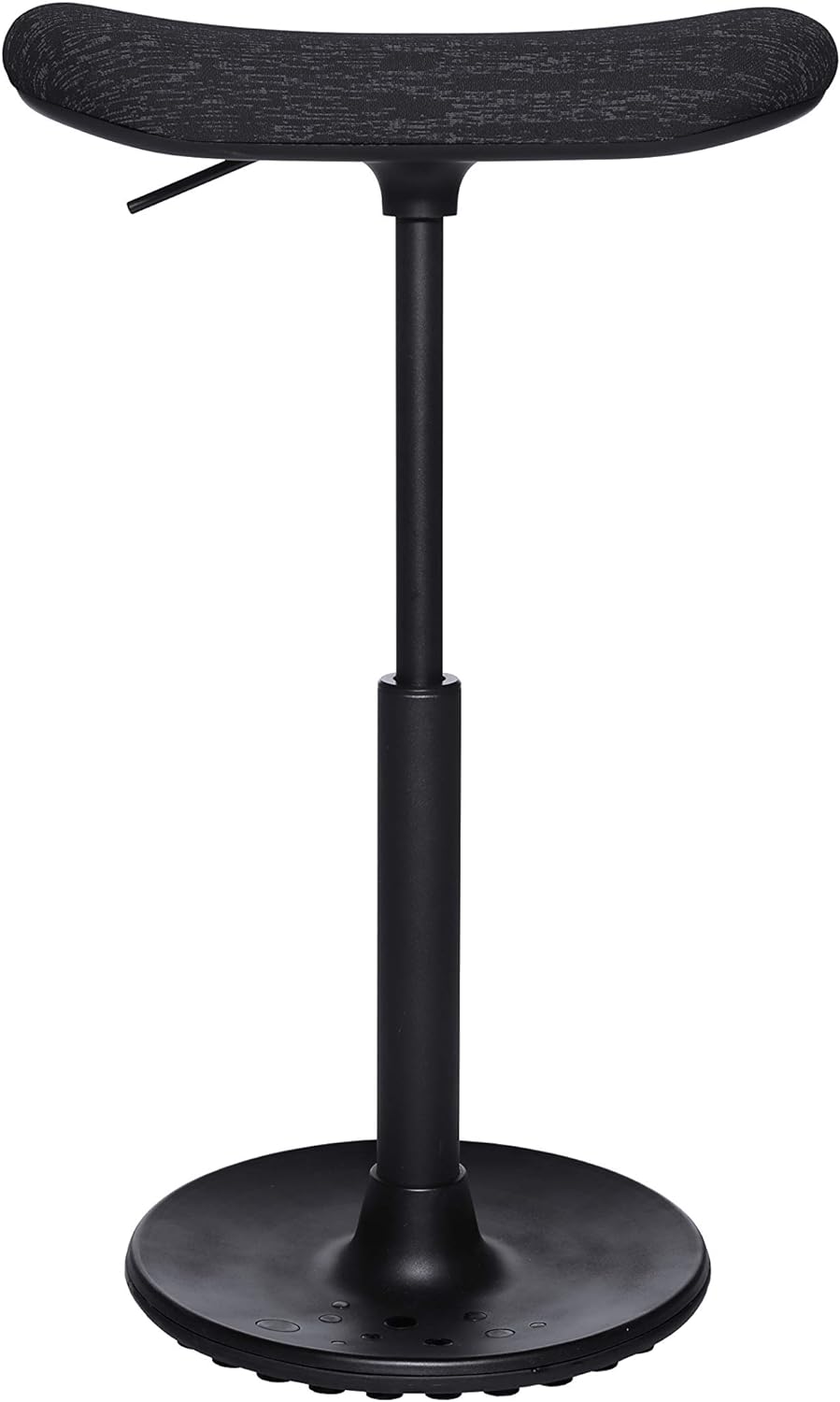 Topstar Sitness H2, Arbeitshocker, Stehhilfe, Drehhocker, Skateboardsitz, höhenverstellbar, Stoffbez