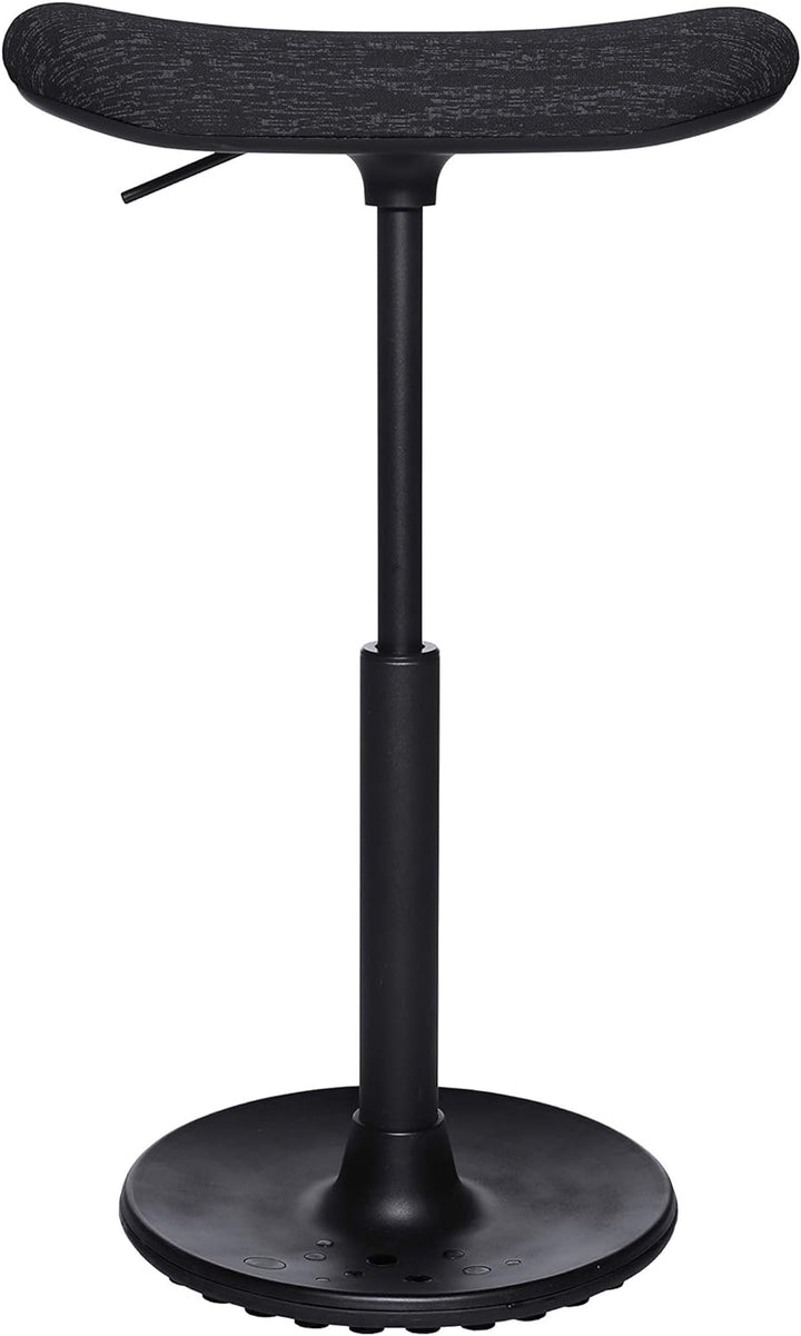 Topstar Sitness H2, Arbeitshocker, Stehhilfe, Drehhocker, Skateboardsitz, höhenverstellbar, Stoffbez