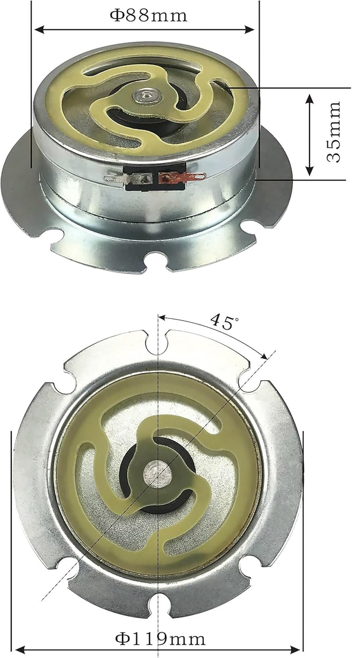 ChiliTec Bodyshaker 100W Lautsprecher Körperschallwandler Ø119x40mm 4Ohm