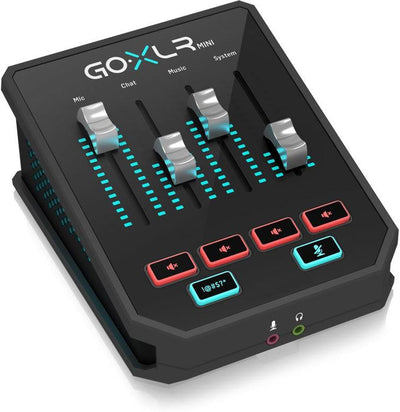 TC Helicon GoXLR MINI Online-Broadcast-Mixer mit USB-/Audio-Schnittstelle und Midas-Vorverstärker, 9