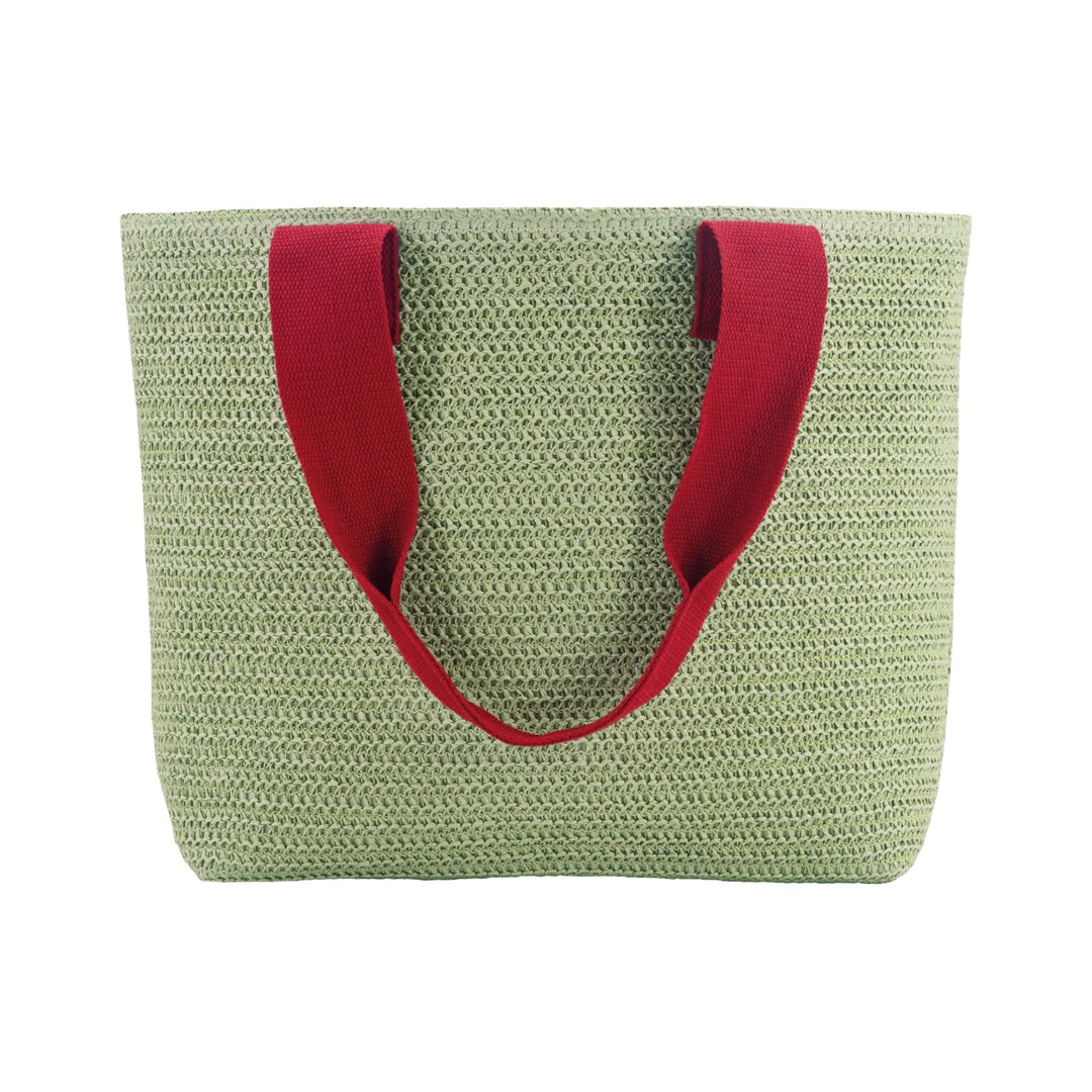 Remember Korbtasche lime green by