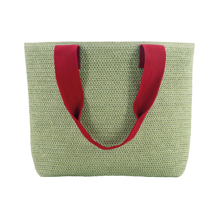 Remember Korbtasche lime green by