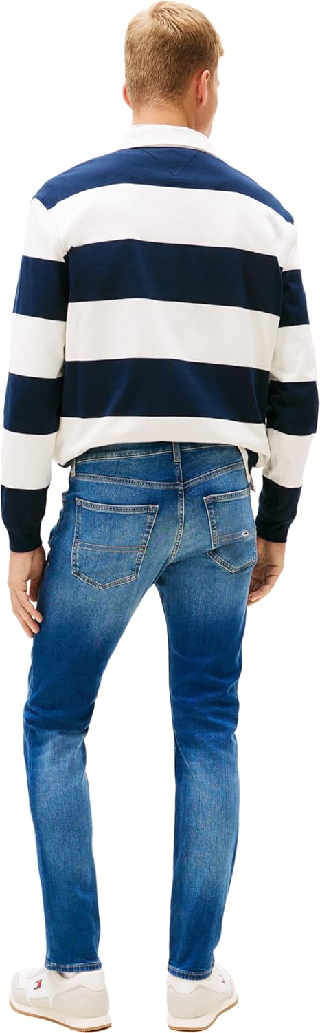 Tommy Hilfiger Herren Scanton Slim Wmbs Jeans 38W / 30L Wilson Mid Blue Stretch, 38W / 30L Wilson Mi