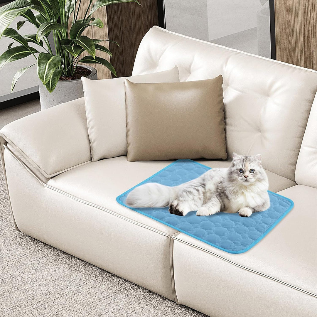 Kühlmatte Hund, Kühlmatte Katze M-XXL, Kühlende Decke, Waschbar Haustiere Kühldecke Hund für Zuhause