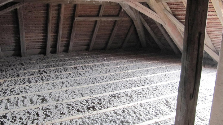 UNIFLOC® Zellulosedämmstoff 2 Paletten 42 Sack 592 kg – Fussbodenschüttung aus Zellulose – Einfache