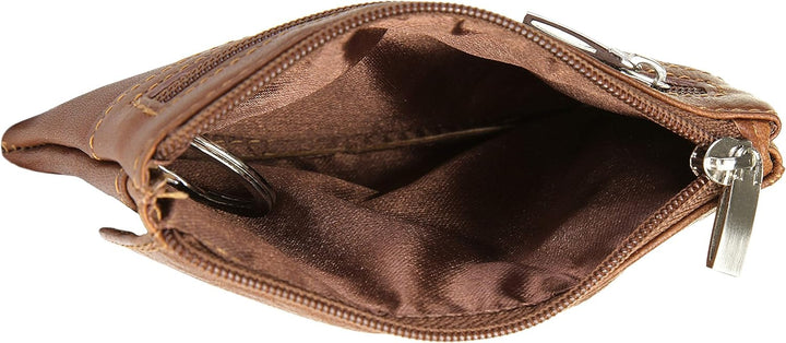 piké Schlüsseltasche Echt Leder braun Herren, Damen - 016958