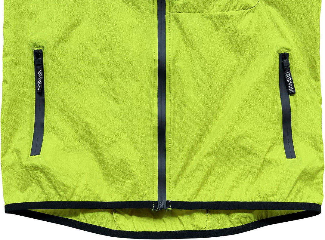 Wulibike Fahrradjacke Damen Faltbare Regenjacke Leicht und Atmungsaktiv Laufjacke Reflektierende Win