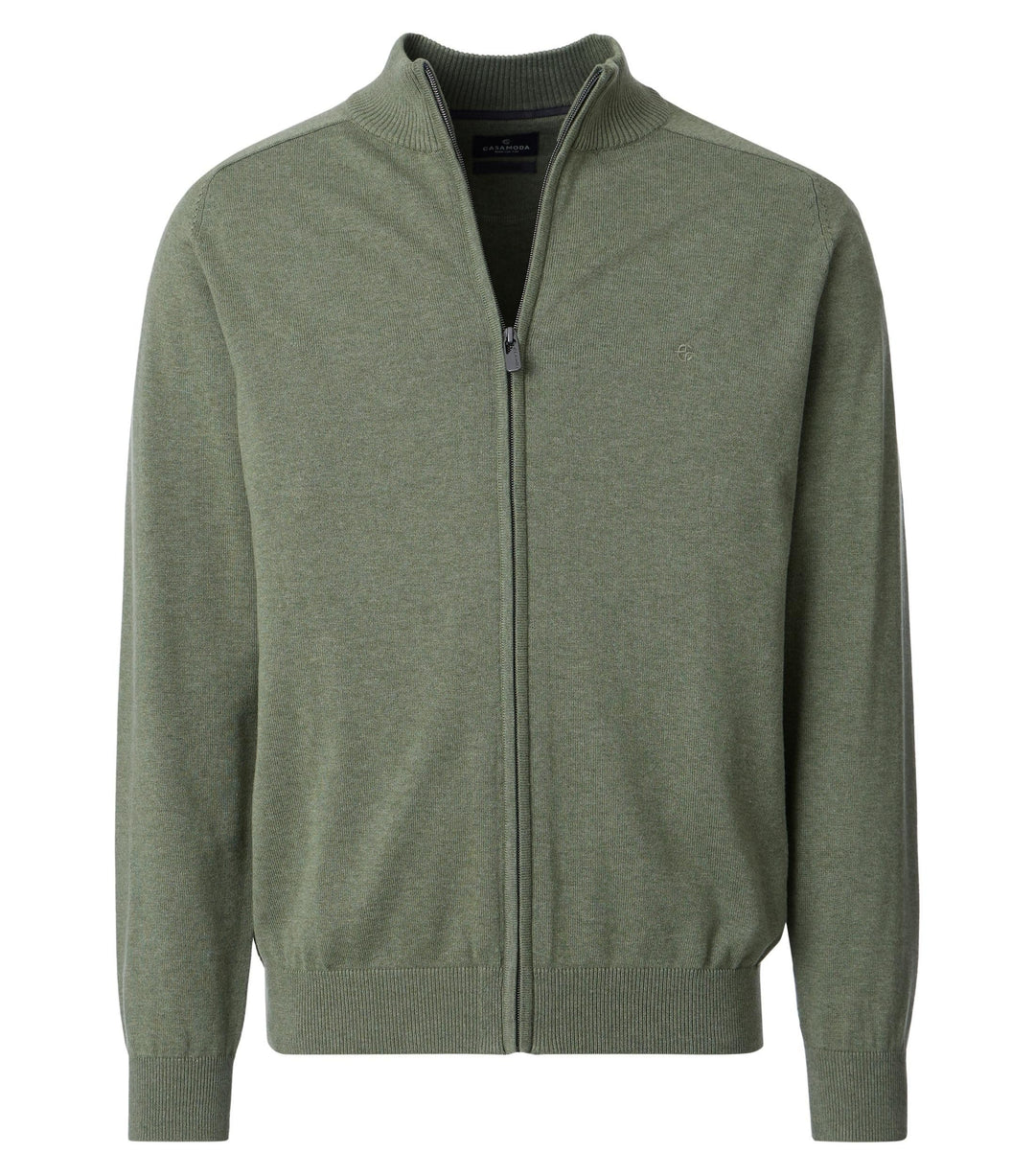 CASAMODA Strickjacke Uni S Apfelgrün, S Apfelgrün