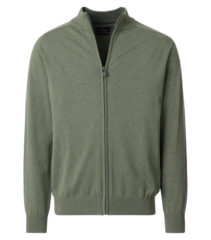 CASAMODA Strickjacke Uni S Apfelgrün, S Apfelgrün