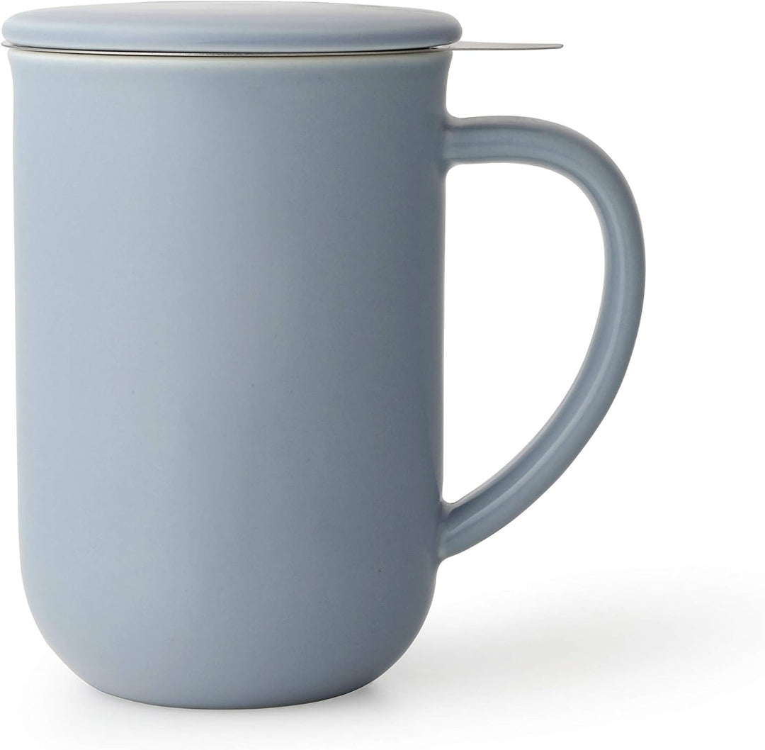 Viva Scandinavia Porzellan Tee Tasse mit Teesieb für lossen Tee, becher mit deckel, Kaffee-Becher mi