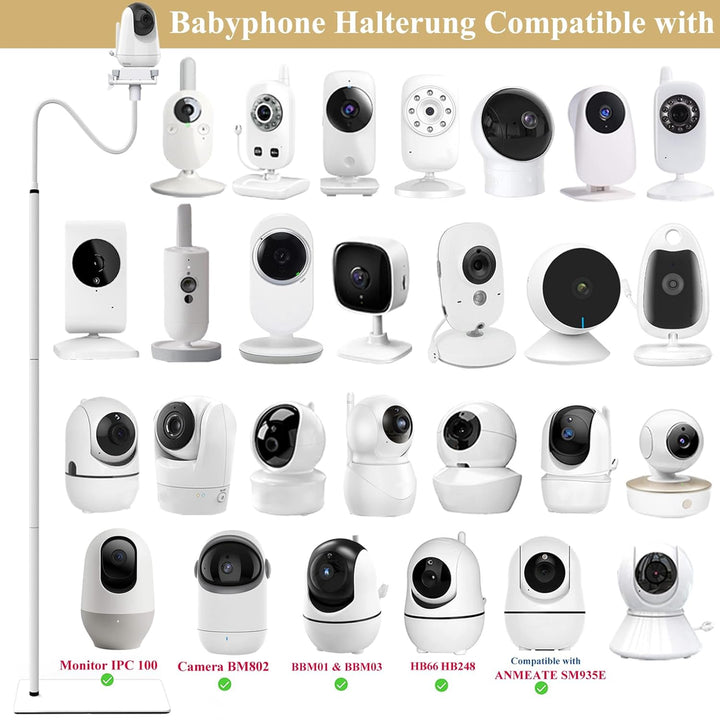 EYSAFT Babyphone Halterung Bodenständer Baby Kamera Halter Kompatibel mit Philips Avent/eufy/GHB/BOI