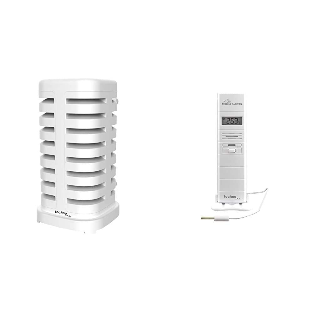MA 10300 Funkwetterstation mit Schutzhülle für den mit Aussensender mit Wetterschutz, mit Wetterschu