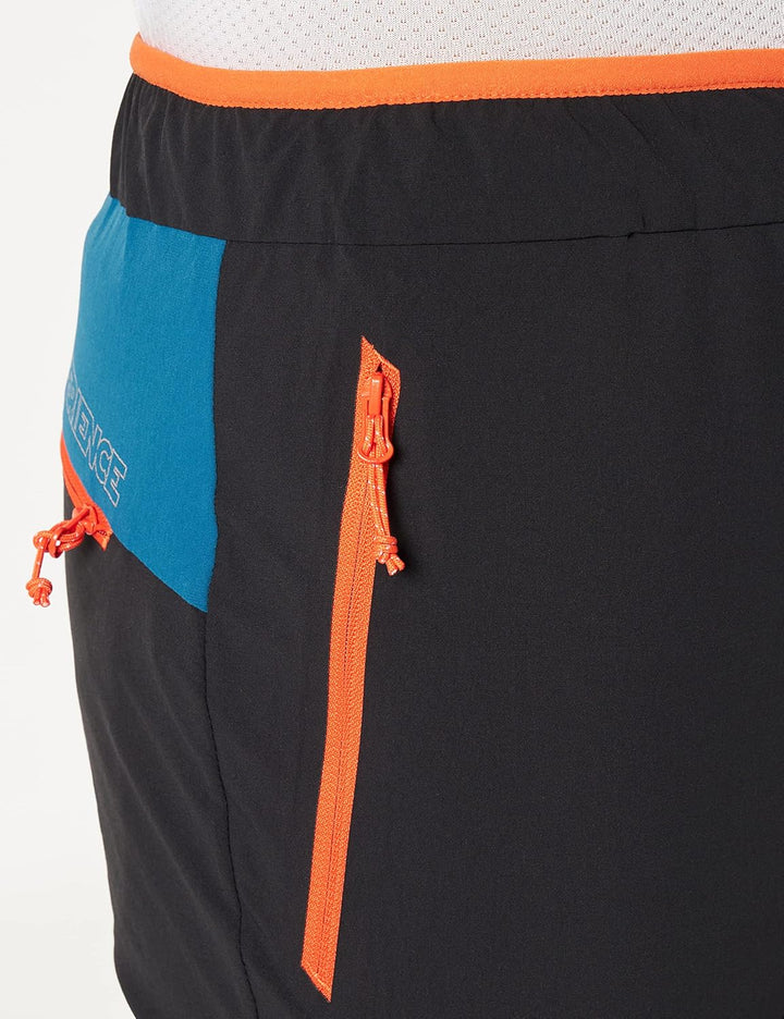 Rock Experience Herren Pants Space Flake 2.0, 0208 Caviar+1484 Moroccan Blue+0630 Flame