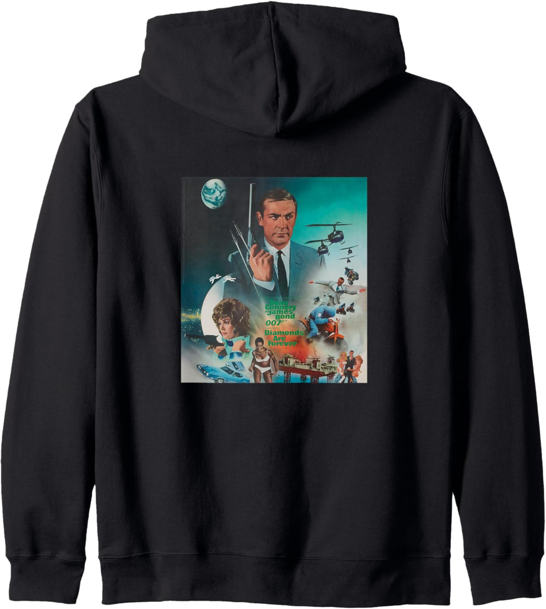 Offizielles James Bond 007 Diamonds Are Forever Kapuzenjacke