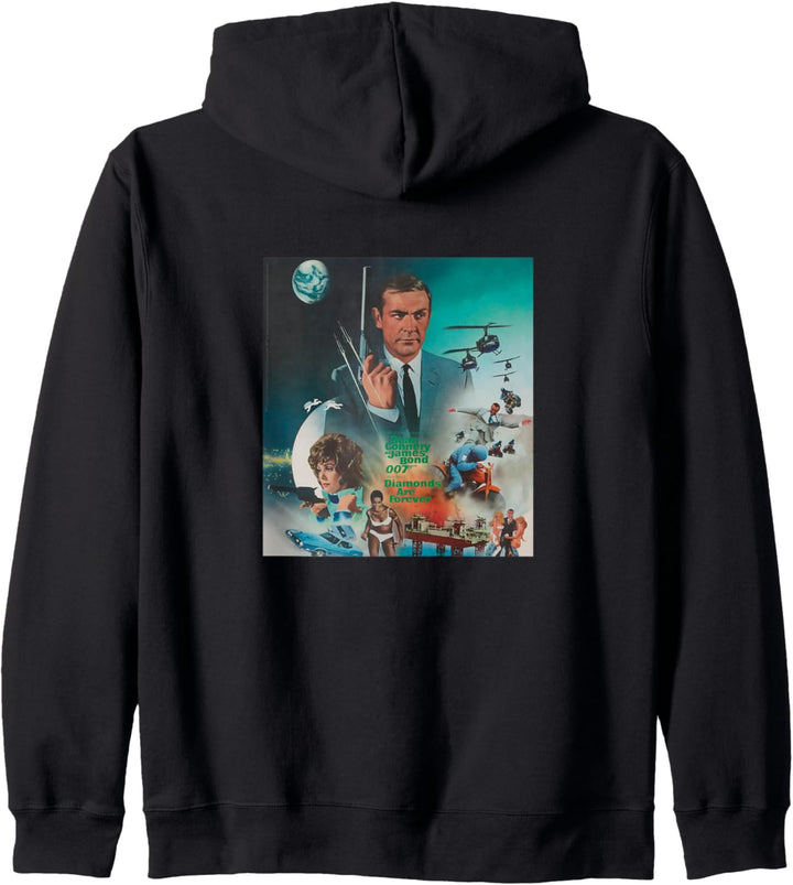 Offizielles James Bond 007 Diamonds Are Forever Kapuzenjacke