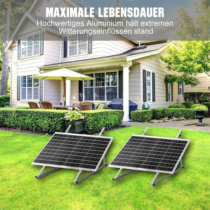 Gliese Solarmodul Halterung 118 CM ( 46 Zoll ) 2 Sets,Robuste Solarmodule Montageset Aufständerung,P