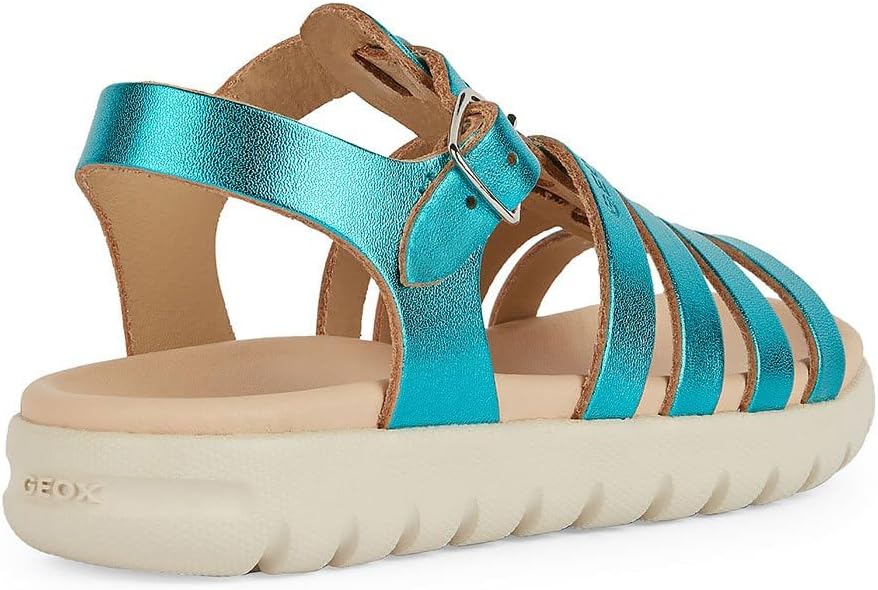 Geox J Sandal Soleima Gir Mädchen Sandal 24 EU Emerald, 24 EU Emerald
