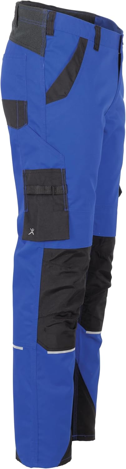 Planam Herren Cargo Norit Herren Bundhose 54 Kornblau/Schwarz, 54 Kornblau/Schwarz