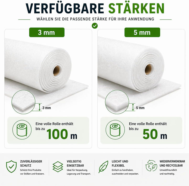 3mm PE Dämmungunterlage Schaumfolie für Laminat (75m²), 75m²