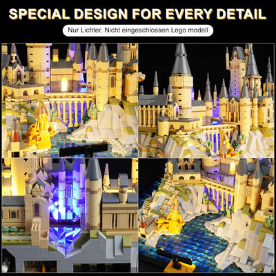 cooldac Led Licht Kit für Lego 76419 Harry Potter Schloss Hogwarts Set(Nur Beleuchtung, Kein Lego),