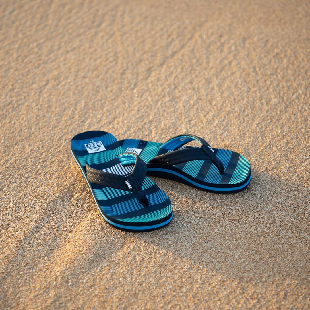 Reef AHI Grey Skulls R2345GSL Jungen Sandalen 28 EU Deep Sea Stripes, 28 EU Deep Sea Stripes