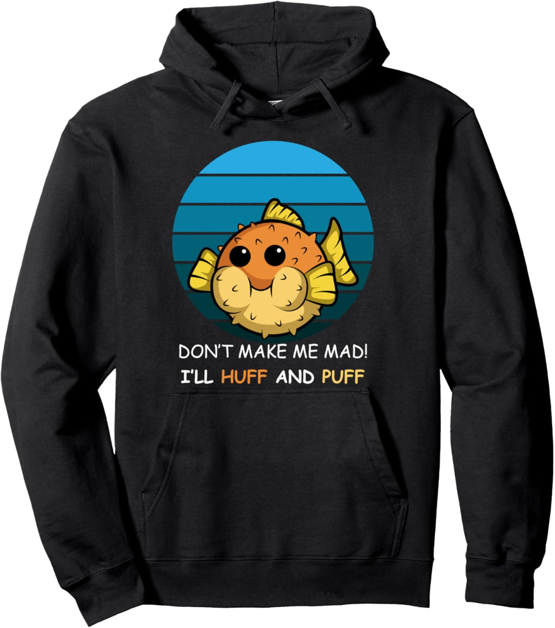 Netter Kugelfisch Fisch-Besitzer Pullover Hoodie