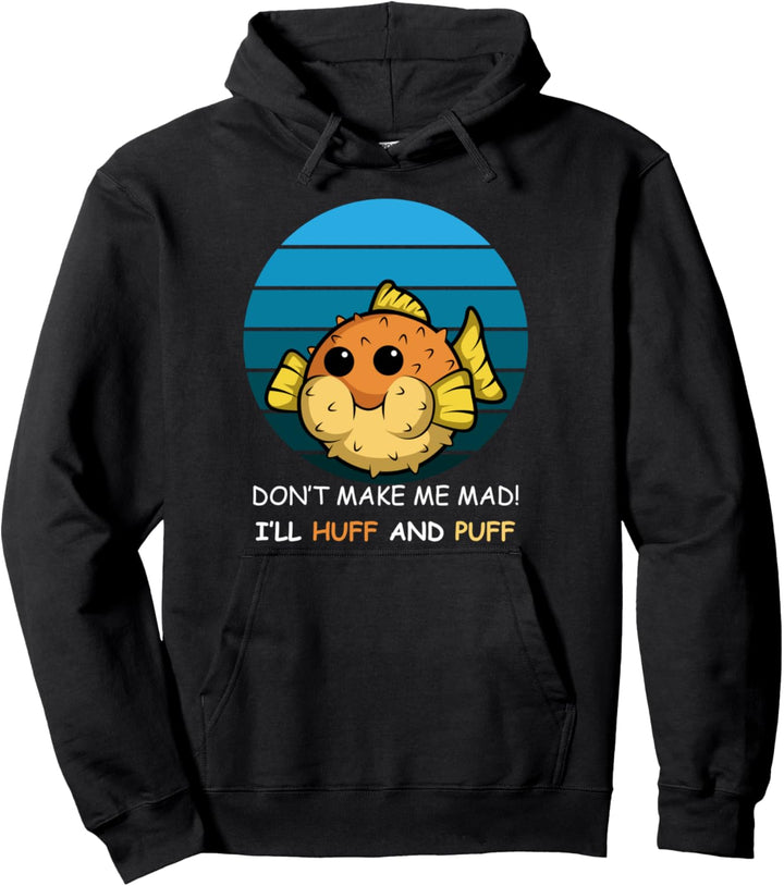 Netter Kugelfisch Fisch-Besitzer Pullover Hoodie