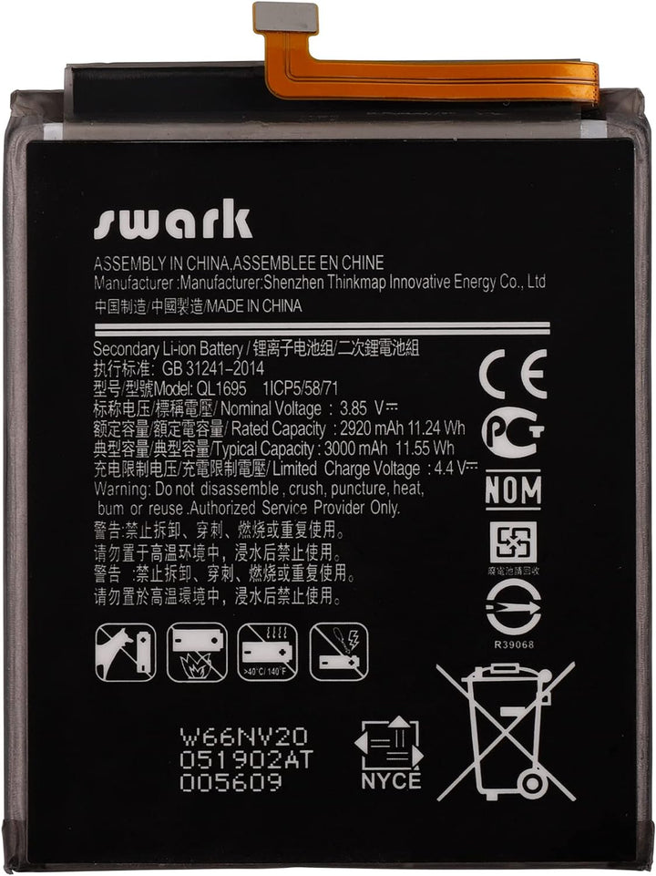 Swark QL1695 Akku Kompatibel mit Samsung Galaxy A01 SM-A015 & Samsung Galaxy A01 Core SM-A013 with T