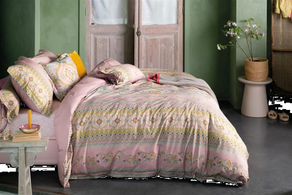 Pip Studio Bettwäsche Majorelle Carpet pink 200x200 cm + 2x 80x80 cm, 200x200 cm + 2x 80x80 cm
