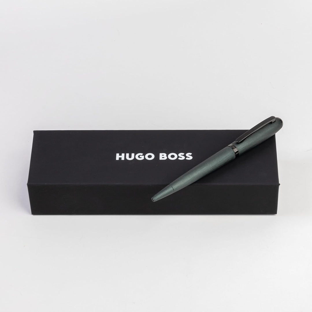 Hugo Boss Kugelschreiber Contour Brushed Green
