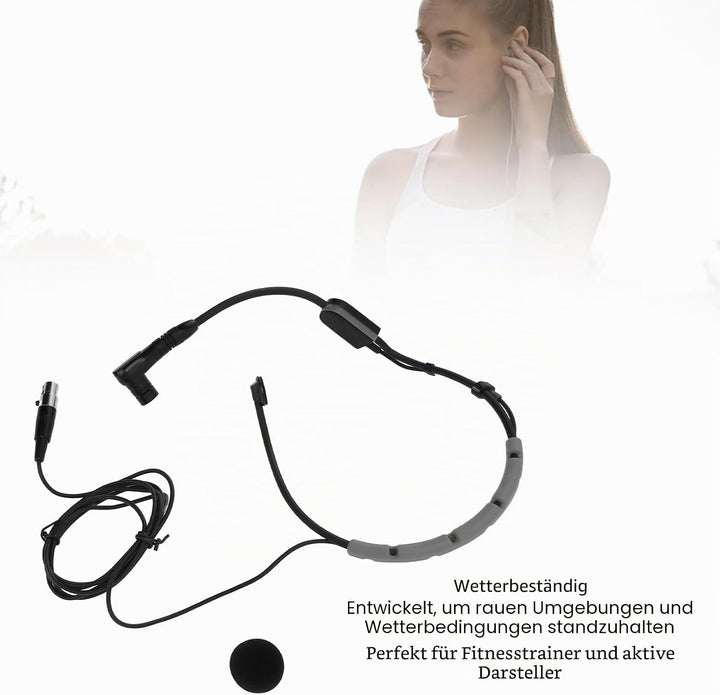 Kopfbügelmikrofon für Shure PGA31 SM31 SM35 Wireless-System, Headset-Kondensatormikrofon, mit TQG-An