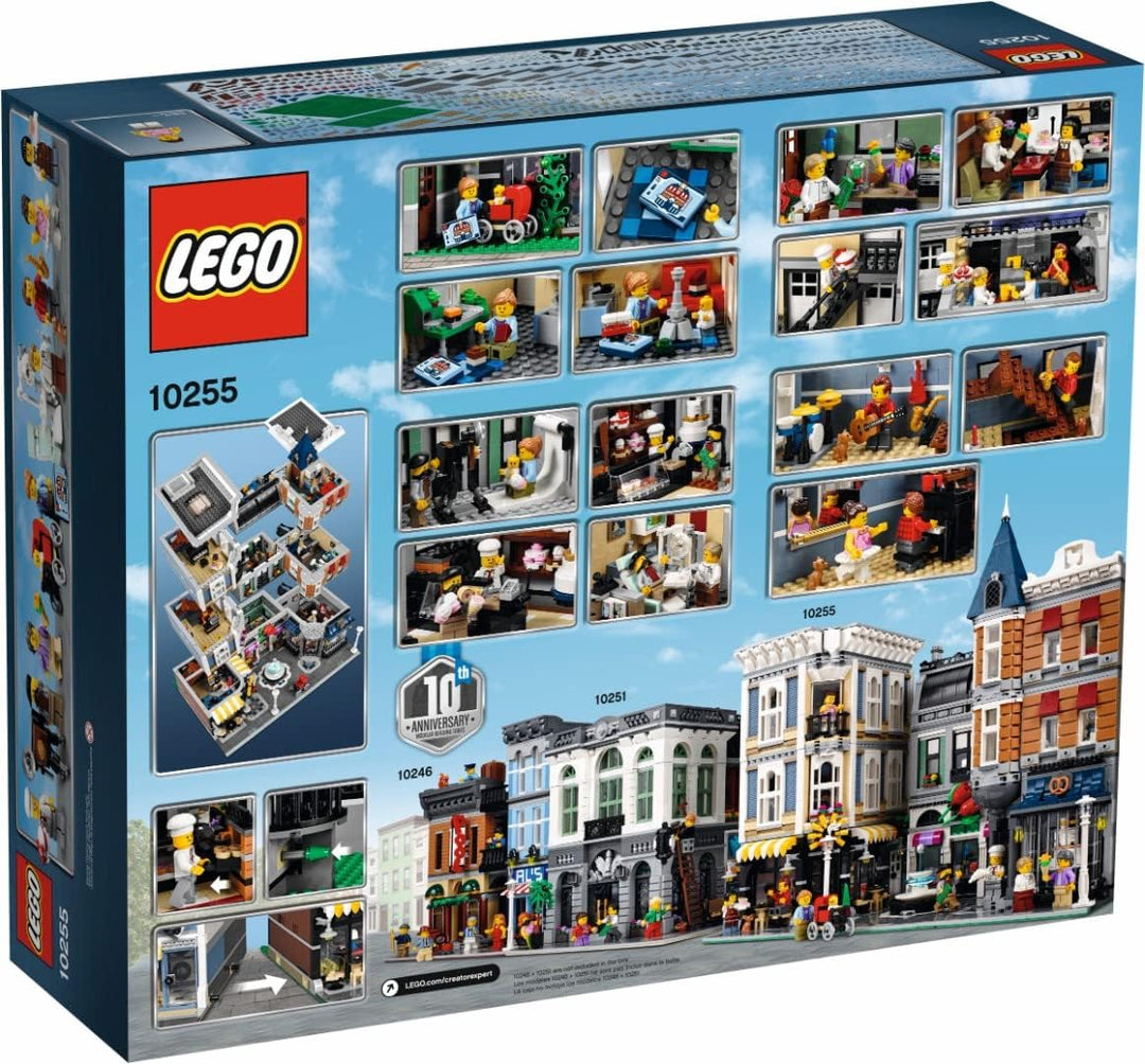 Lichtsatz für den Creator-Experten Die Montage-Square-Bausteine-Modell -Kompatible mit Lego 10255 (n