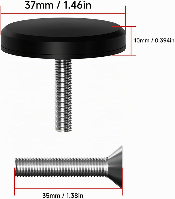 Versteckte Fahrradvorbaukappenhalterung für AirTag, passend für Headset-Kappengrösse 3,8 cm & 3,8 cm