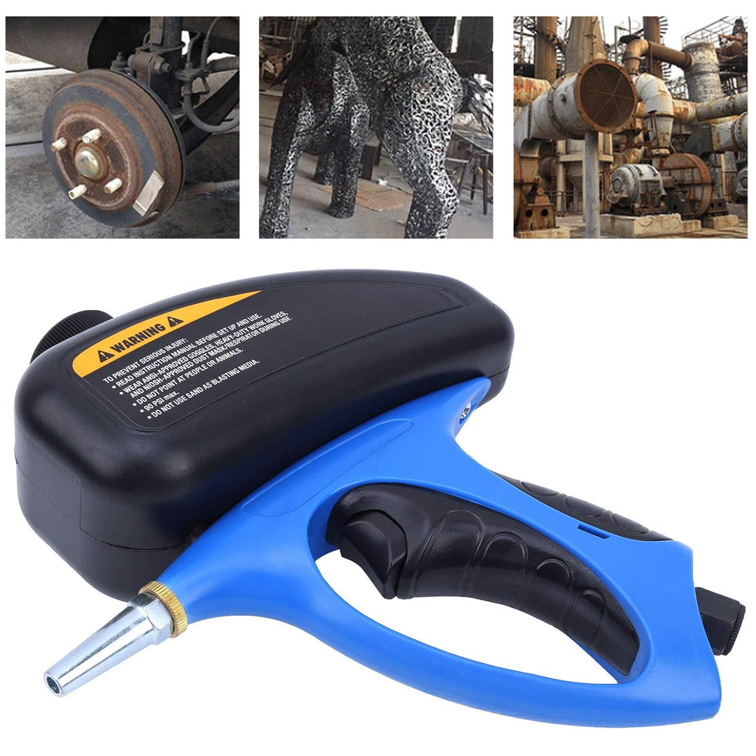 Fafeicy ABS Handlicher Sandstrahler, 510ml, 90PSI, 23,3 cm Länge, mit Schnellkupplung