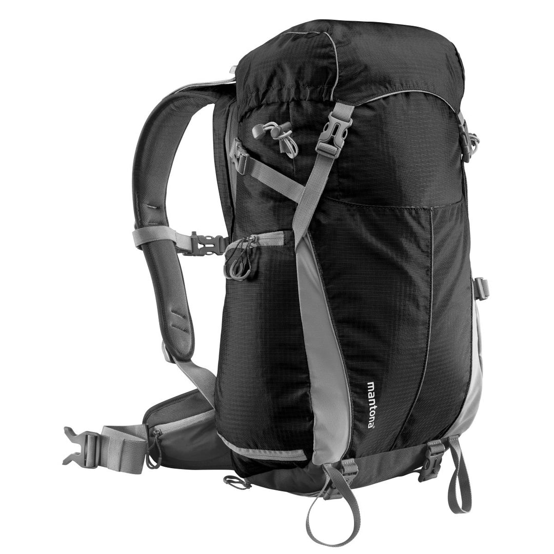Mantona Elements Outdoor Rucksack (inkl. Regenschutzhülle, Laptop/Tabletfach, herausnehmbarer Kamera