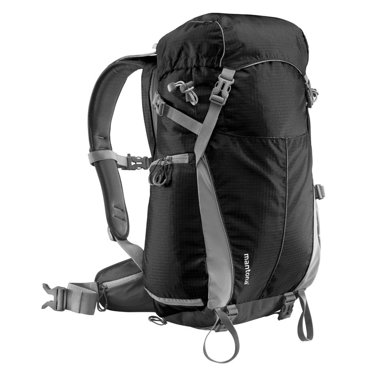 Mantona Elements Outdoor Rucksack (inkl. Regenschutzhülle, Laptop/Tabletfach, herausnehmbarer Kamera