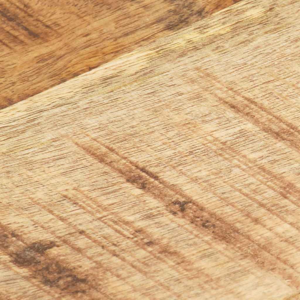 vidaXL Mangoholz Massiv Tischplatte Massivholzplatte Holzplatte Ersatztischplatte Holz Platte für Es