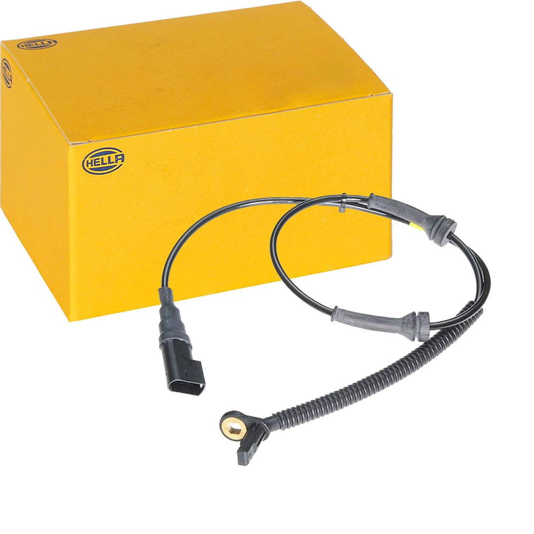 HELLA 6PU 009 106-911 Sensor, Raddrehzahl - 12V - Vorderachse beidseitig - Kabel: 693mm