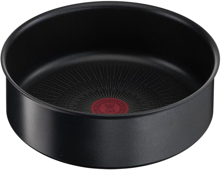 Tefal L7633502 Ingenio Unlimited Kochtopf mit abnehmbarem Griff, 24 cm, stapelbar, platzsparend, ant