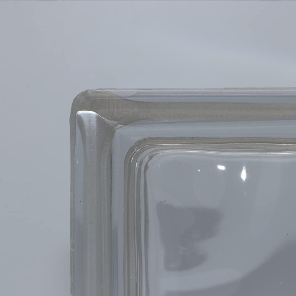 Fuchs Design 8 Stück Glassteine Wolke Klar glänzend 19x19x5 cm, glänzend 19x19x5 Cm