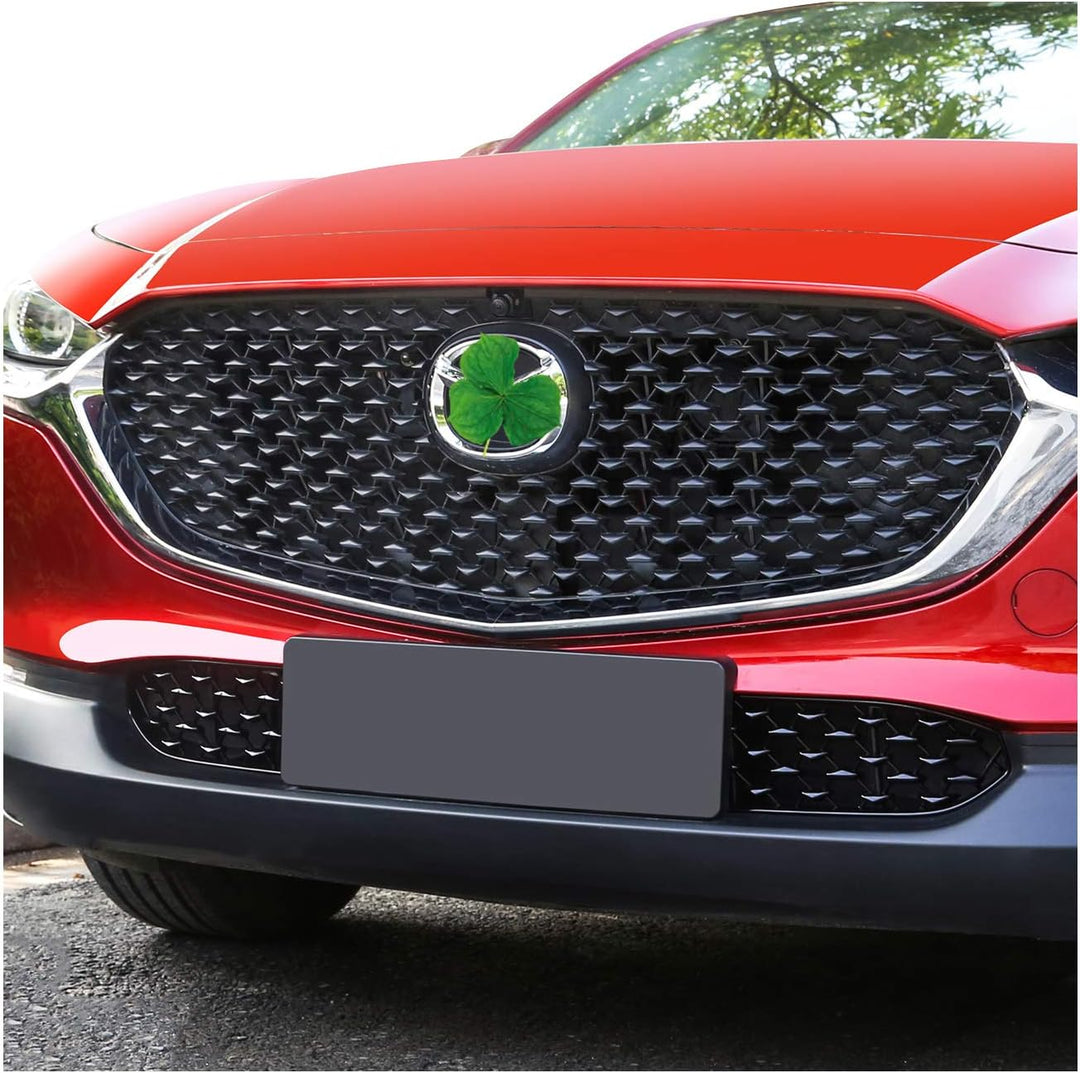 CDEFG Kompatibel mit Mazda CX30 CX-30 2019-2025 2026 Front Kühlergrille Frills Frontstossstangenmask