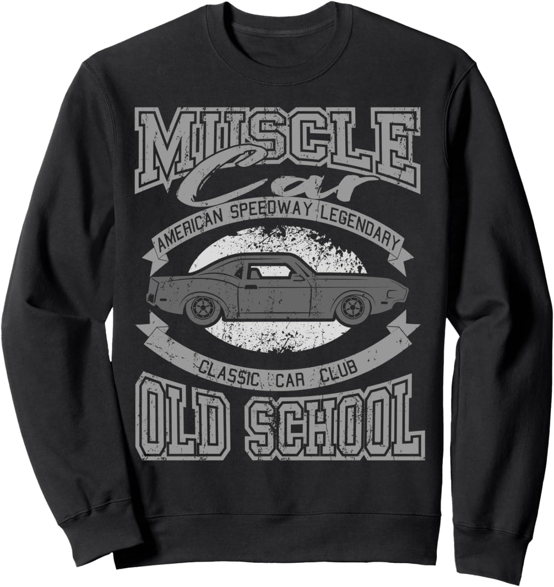 Muscle Car VINTAGE US Car Tuning Geschenk Mechaniker Sweatshirt