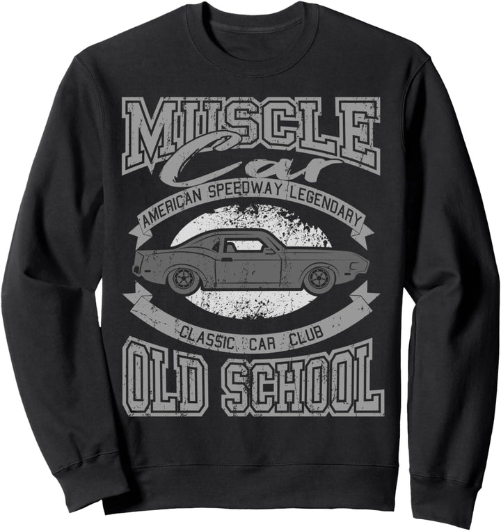 Muscle Car VINTAGE US Car Tuning Geschenk Mechaniker Sweatshirt