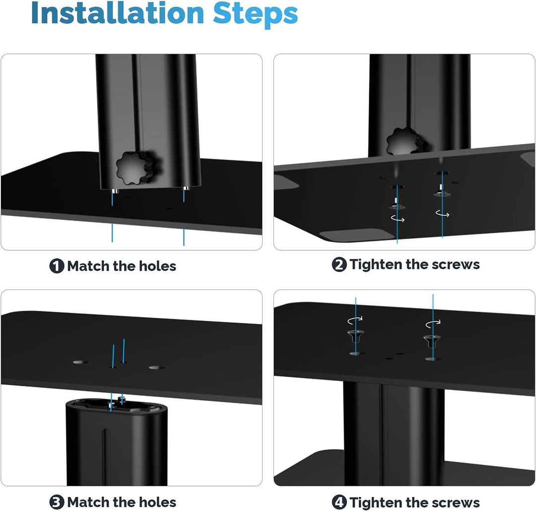 GOKEDA Monitor-Ständer, höhenverstellbar, aus Metall, kompatibel mit Laptop, Computer, Display, iMac