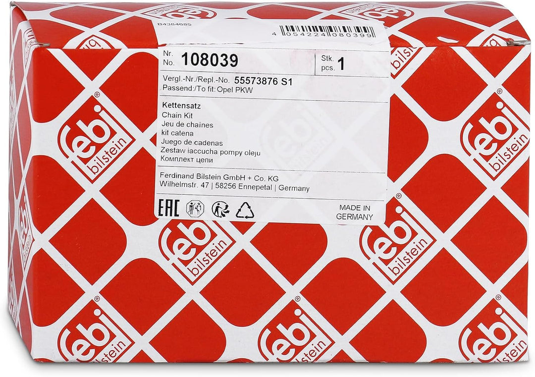 febi bilstein 108039 Kettensatz für Ölpumpe, 1 Stück