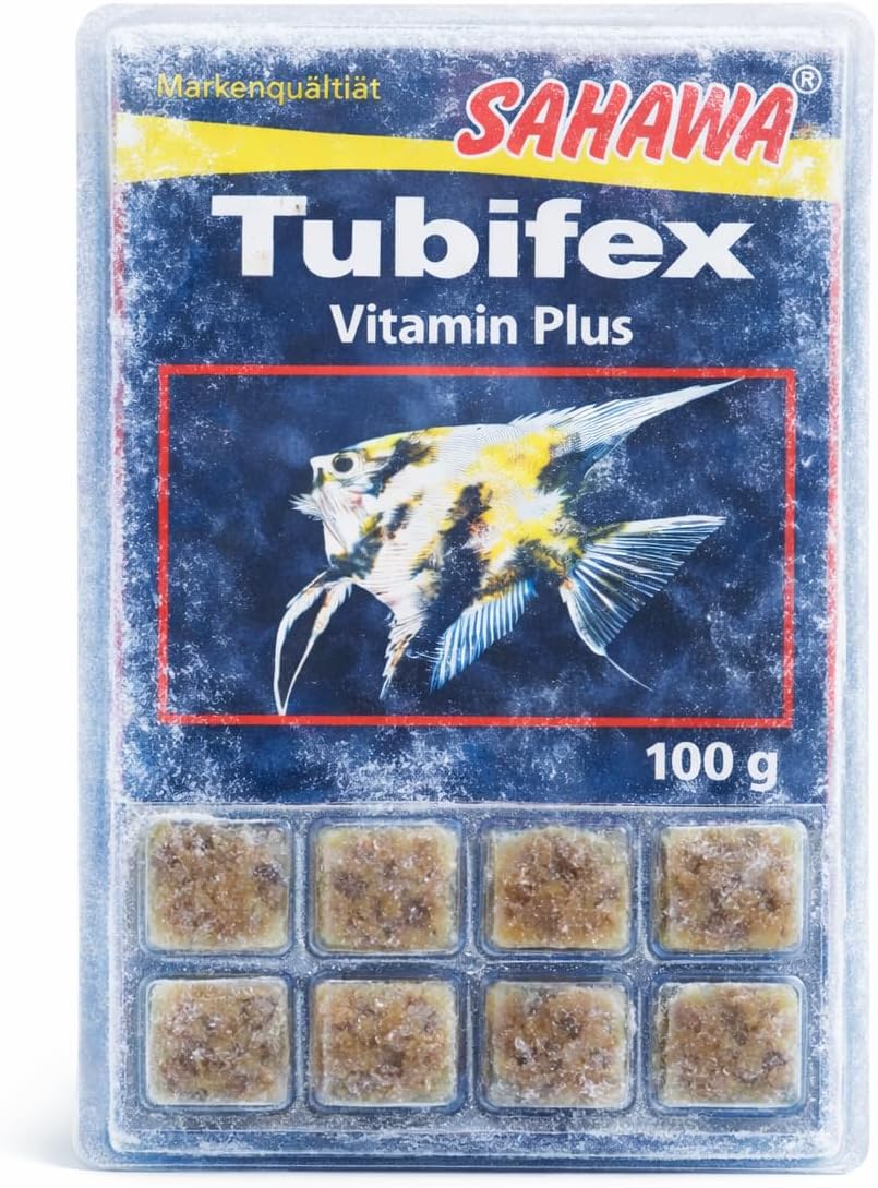 Fischfutter Frostfutter Tubifex 10x100g = 1kg = 1Pack