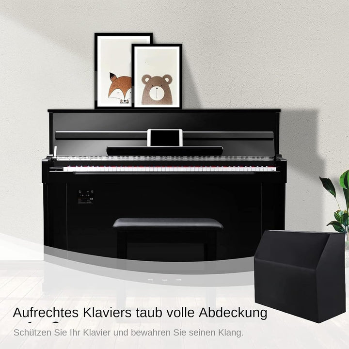 Vertikales Klavier Abdeckung, Vollständige Klavierabdeckung, 420D Oxford-Gewebe Schutzhülle für Vert