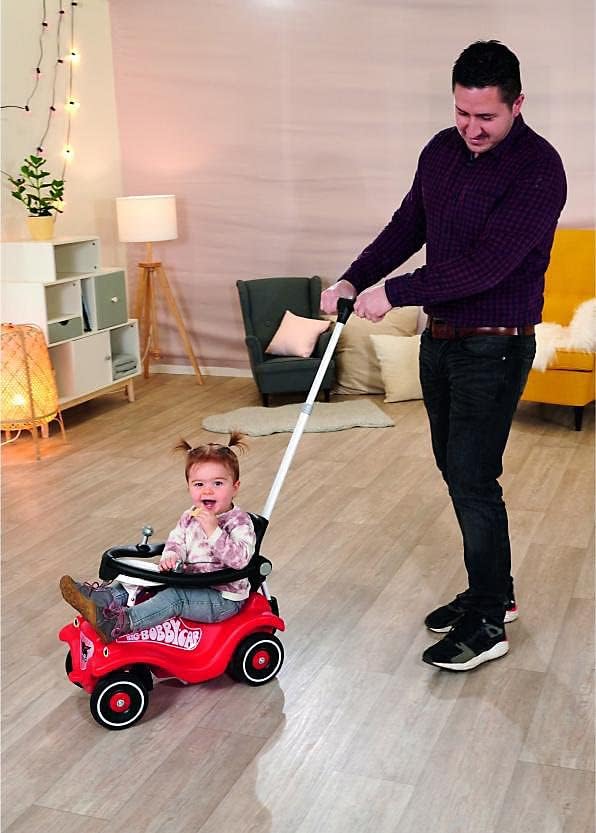 BIG-Premium-Schubstange - 4-fach höhenverstellbare Schiebestange, für die BIG-Bobby-Car Modelle Clas