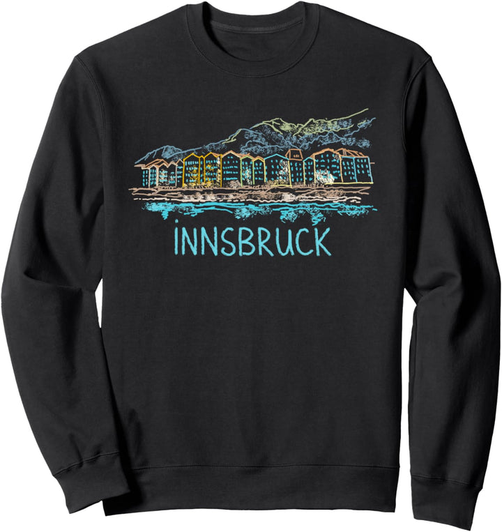 Innsbruck Österreich Kunstgeschenk Männer Frauen Sweatshirt