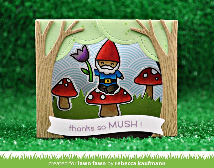 Lawn Fawn, Lawn cuts/Stanzschablone, Shadow Box Card Park add-on Originalversion, Originalversion
